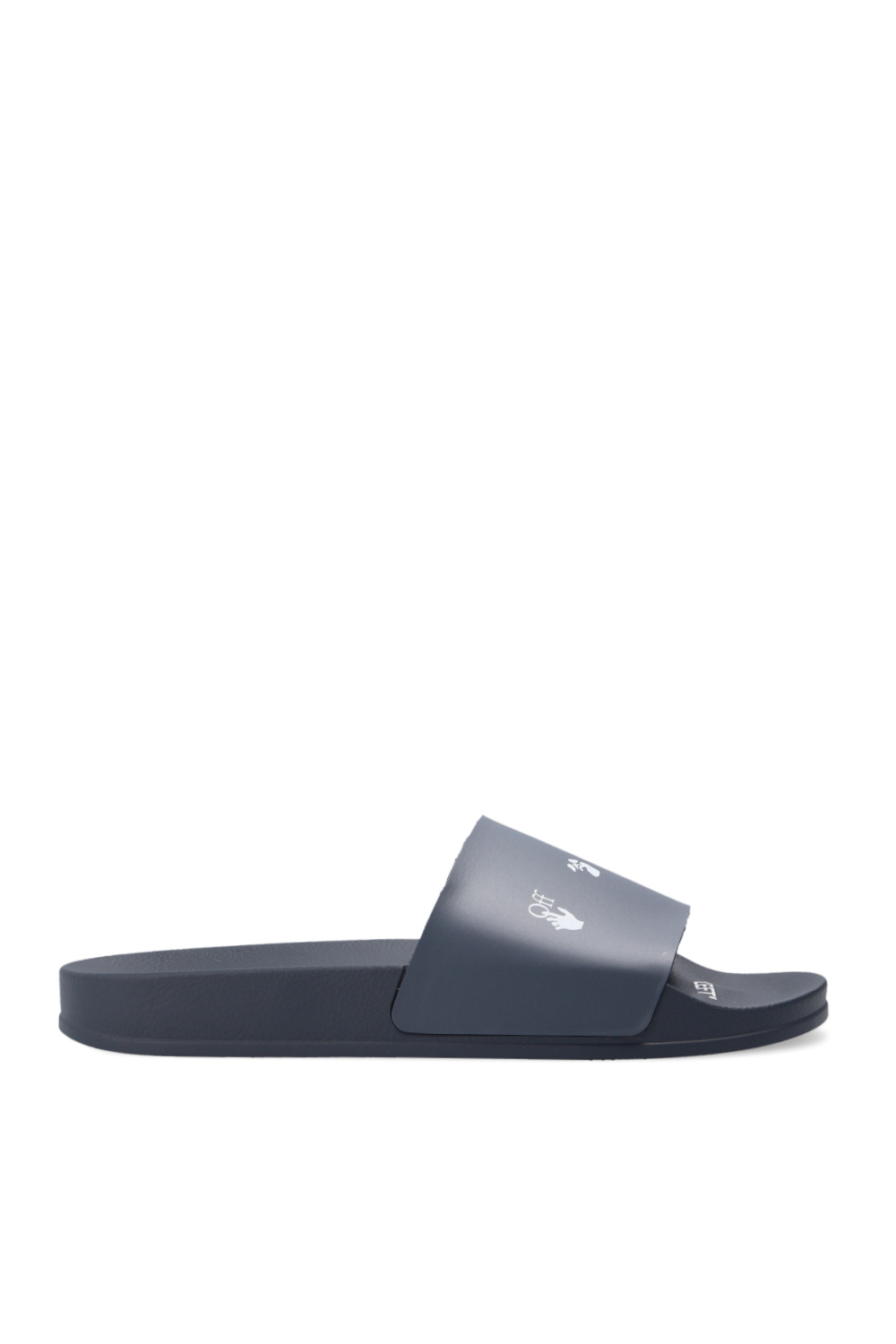 Grey Slides with logo Off White Vitkac Canada